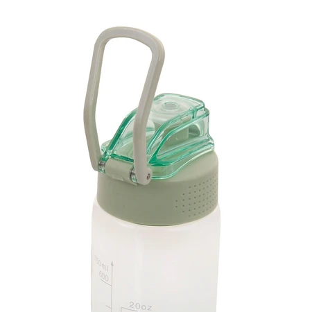 Majestic Sport, botella de agua tritán, Okosei Clear, verde, 750 ml