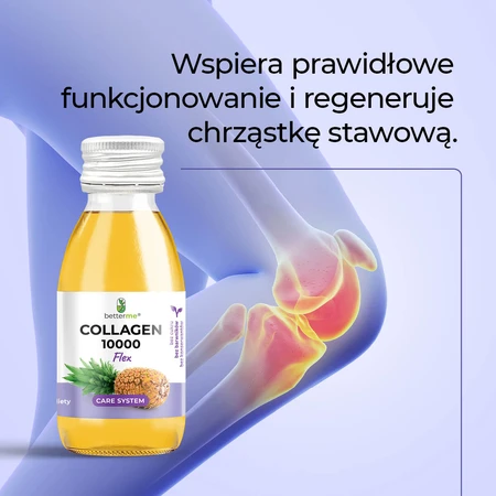 BetterMe Colágeno 10000 Flex, shot, sabor piña, 60 ml x 30 unidades