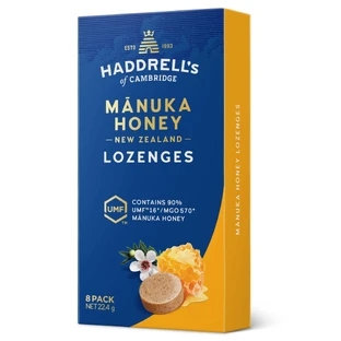 Haddrell's, pastilles au miel de Manuka MGO 570+, 8 pièces