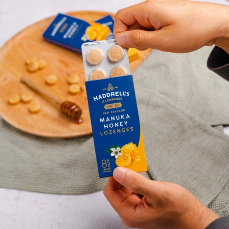 Haddrell's, pastilles au miel de Manuka MGO 570+, 8 pièces