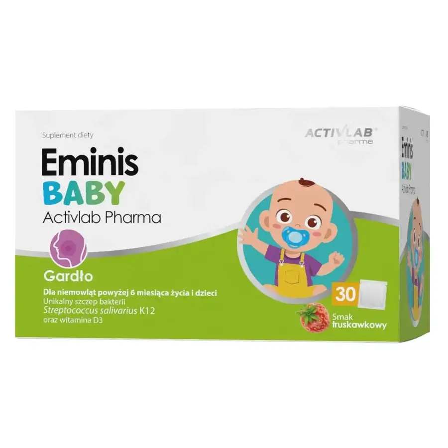 ActivLab Pharma Eminis Baby, aardbeiensmaak, 30 sachets