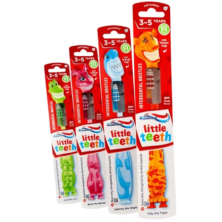 Aquafresh Little Teeth, children's toothbrush, 3-5 years, Soft, 1 piece