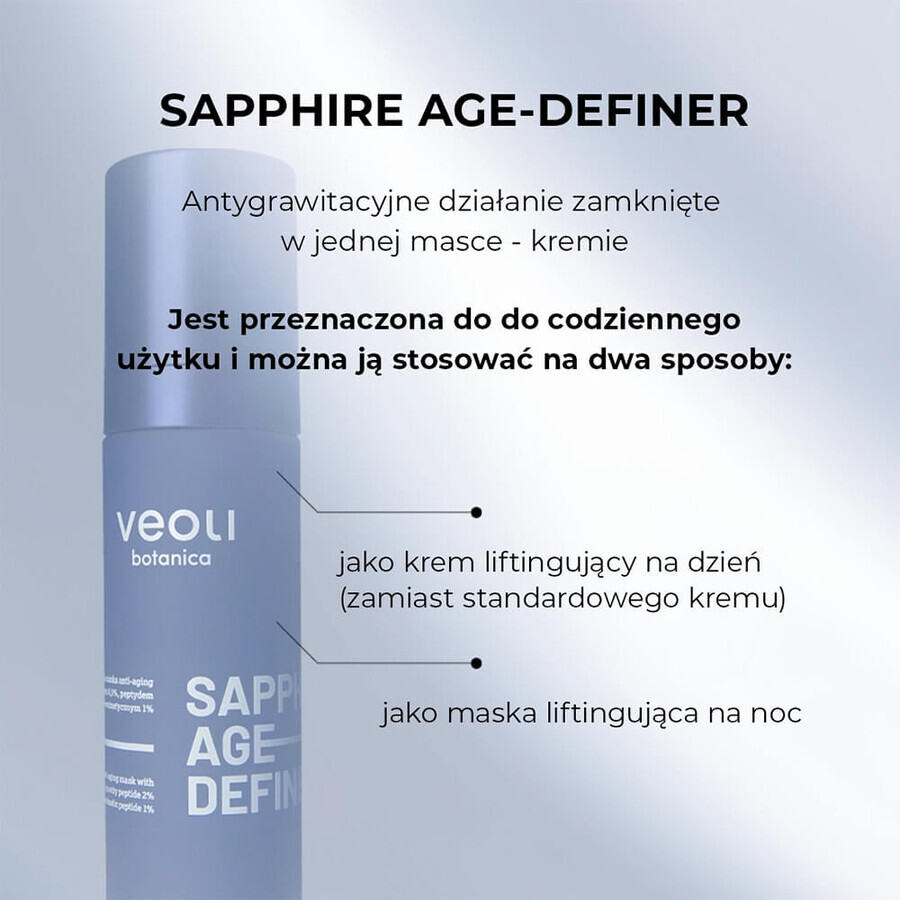 Veoli Botanica Sapphire Age-Definer, masque liftant et remodelant, 50 ml Veoli Botanica Sapphire Age-Definer, masque liftant et remodelant, 50 ml