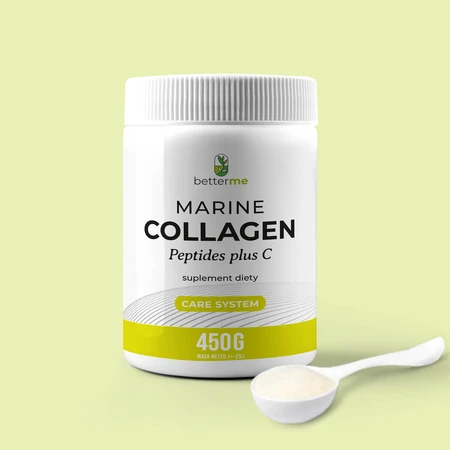 BetterMe Marine Collagen Peptides plus C, goût neutre, 450 g