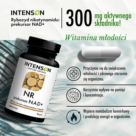 Intenson NR, Nicotinamid-Ribosid-Chlorid, 30 Kapseln
