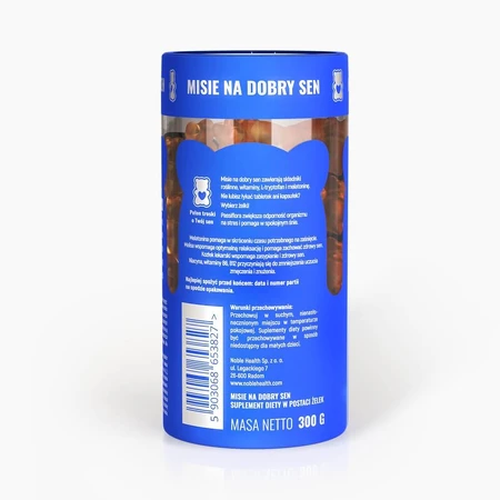 Noble Health Teddy Bears for a Good Night's Sleep, bonbons gélifiés, 300 g