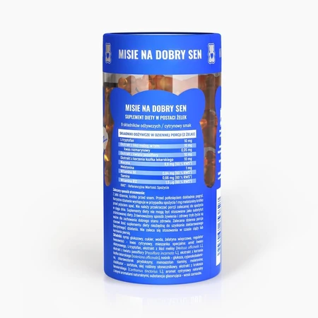 Noble Health Teddy Bears for a Good Night's Sleep, bonbons gélifiés, 300 g
