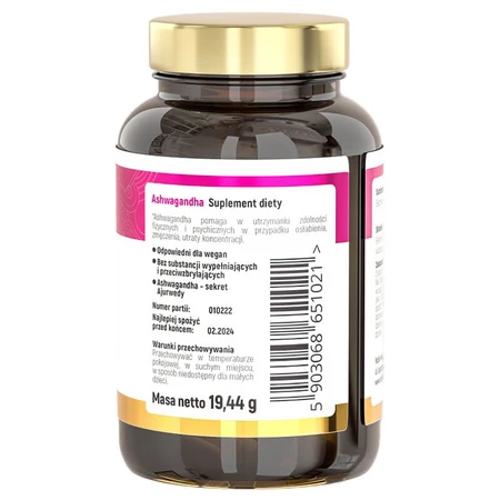 Noble Health Ashwagandha, 60 vege capsules