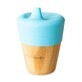 Tazza in bamb&#249; con becco, blu, 190 ml, Eco Rascals