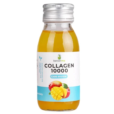 BetterMe Collagen 10000, shot, goût mangue, 60 ml x 30 pcs