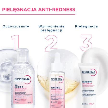 Bioderma Sensibio AR+, dubbelwerkend roodmakend serum, 30 ml
