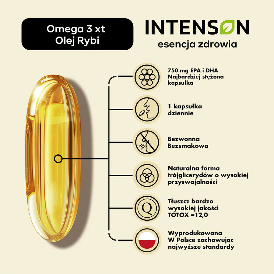 Intenson Omega 3 XT, 120 Weichkapseln