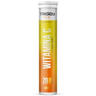 Triggy Vitamina C 1000 mg, sabor naranja, 20 comprimidos efervescentes