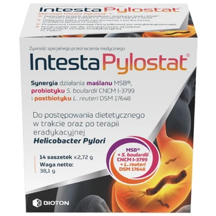 Intesta Pylostat, 2,72 g x 14 sobres