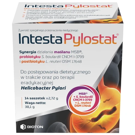 Intesta Pylostat, 2,72 g x 14 sobres