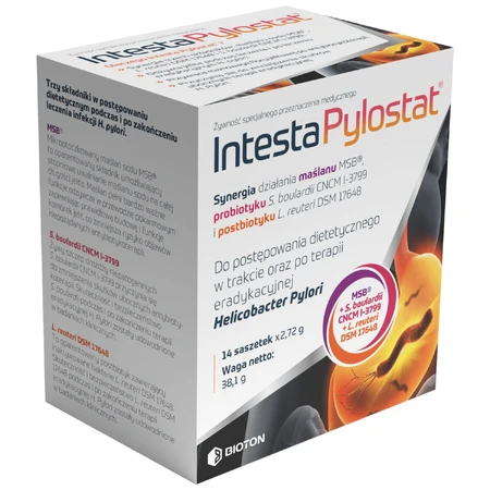 Intesta Pylostat, 2,72 g x 14 sobres
