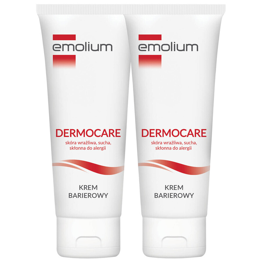 Set Emolium Dermocare, crema barrera, a partir de 3 años, 2 x 40 ml