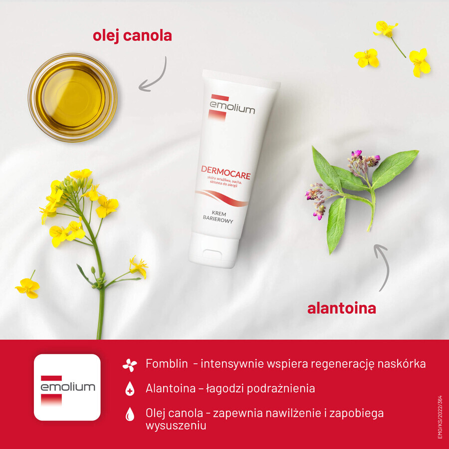 Set Emolium Dermocare, crema barrera, a partir de 3 años, 2 x 40 ml