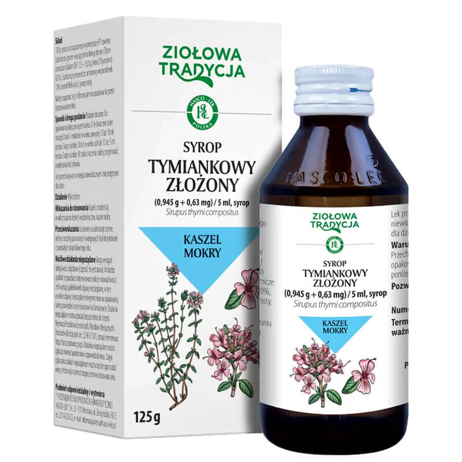 Herbal Tradition Thyme Compound Syrup (0.945 g + 0.63 mg)/5 ml, 125 g