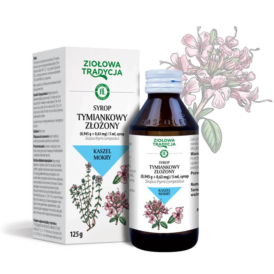 Herbal Tradition Thyme Compound Syrup (0.945 g + 0.63 mg)/5 ml, 125 g