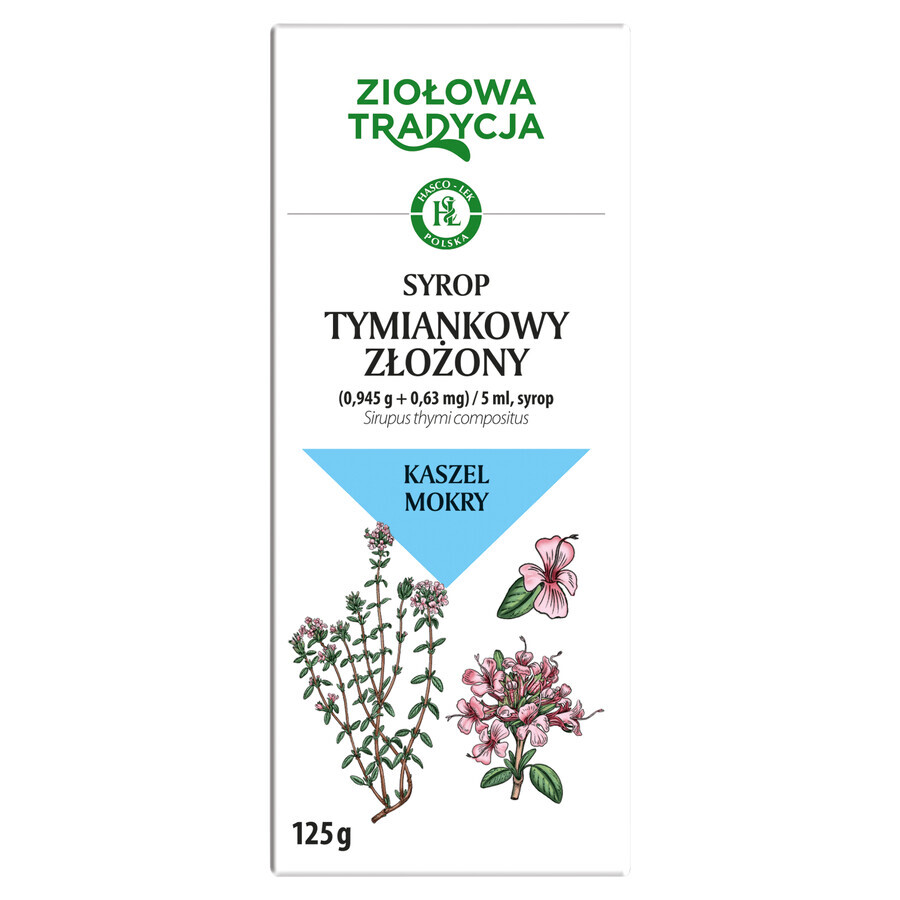 Herbal Tradition Thyme Compound Syrup (0.945 g + 0.63 mg)/5 ml, 125 g