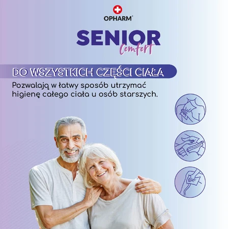 Opharm Senior Comfort 4-in-1 set, wet wipes, 4 x 72 pieces