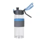 Casno, Botella de vidrio Cross, azul, 500 ml