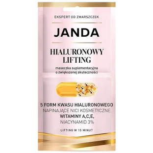 Janda Pharma Hyaluronic Lifting, Mascarilla Suplementaria de Eficacia Reforzada, 2 x 4 ml