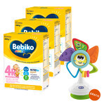 Set Bebiko Junior 4R Nutriflor Expert, préparation nutritive à base de lait avec du gruau de riz, plus de 2 ans, 3 x 600 g + Chicco, jouet sensoriel moulin à vent gratuit Set Bebiko Junior 4R Nutriflor Expert, préparation nutritive à base de lait avec du gruau de riz, plus de 2 ans, 3 x 600 g + Chicco, jouet sensoriel moulin à vent gratuit