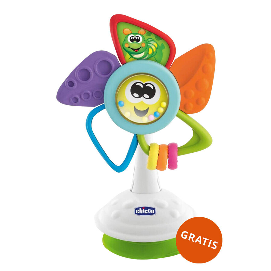 Set Bebiko Junior 4R Nutriflor Expert, préparation nutritive à base de lait avec du gruau de riz, plus de 2 ans, 3 x 600 g + Chicco, jouet sensoriel moulin à vent gratuit