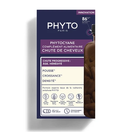 Phyto Phytocyane contra la caída del cabello, 84 cápsulas