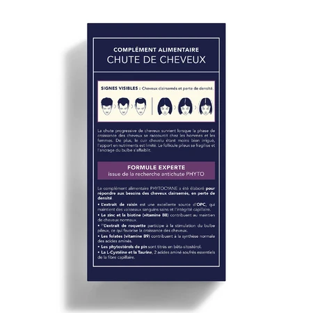 Phyto Phytocyane contra la caída del cabello, 84 cápsulas