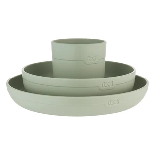 Lovi, baby dish set, Pistachio, 6 months and older