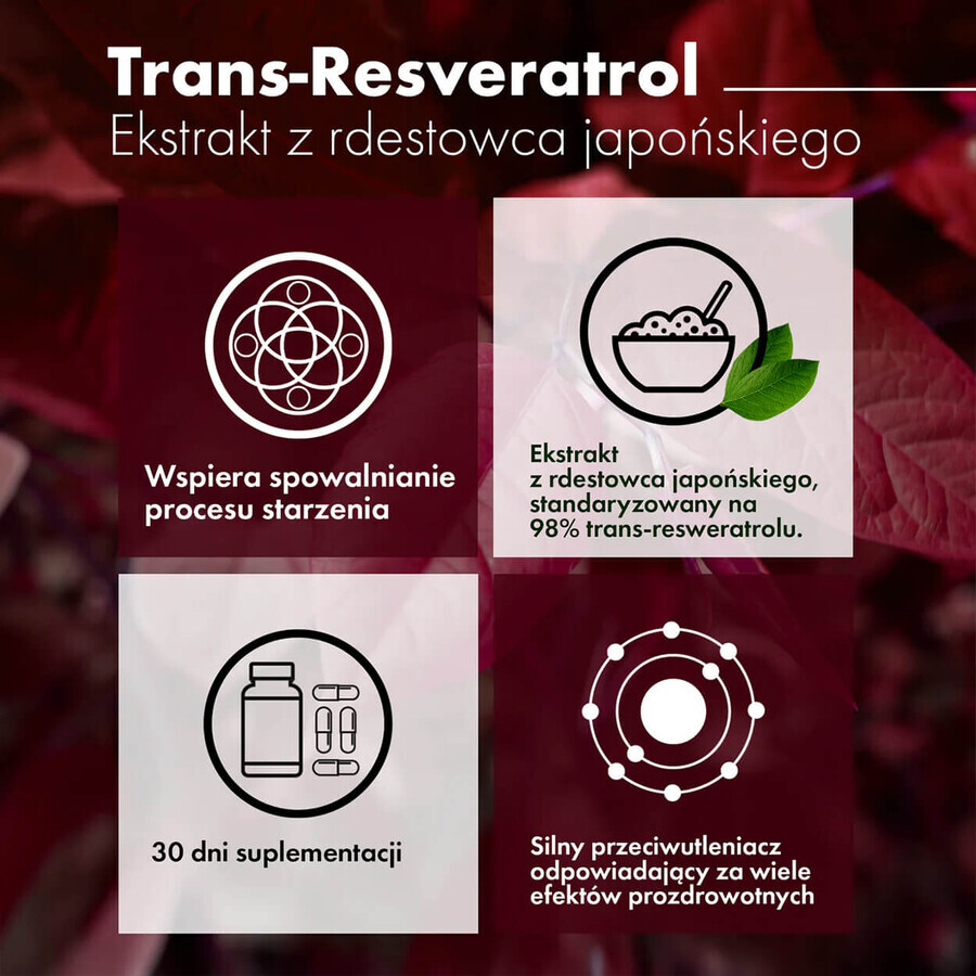 Resveratrolo Intenson dall'alga giapponese, 60 capsule