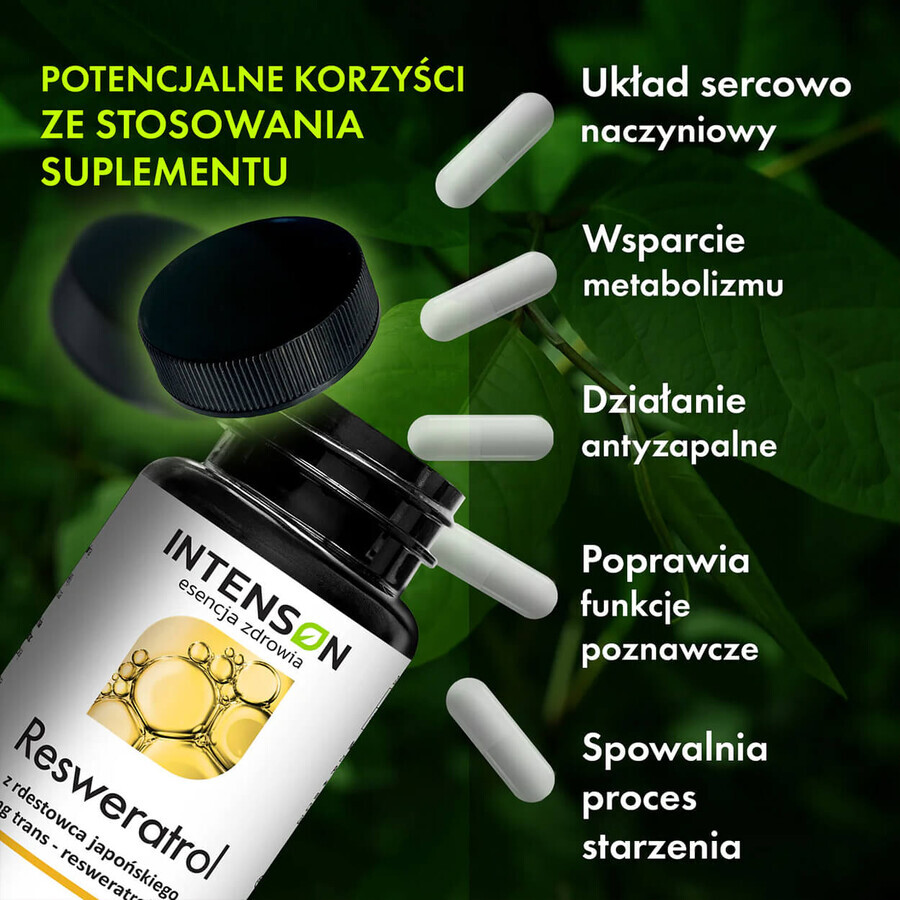 Resveratrolo Intenson dall'alga giapponese, 60 capsule