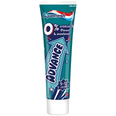 Aquafresh Advance, dentifrice pour enfants, 9-12 ans, 75 ml