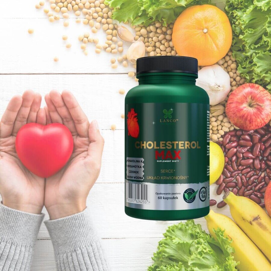 Lanco Nutritions Cholesterol Max, 60 gélules