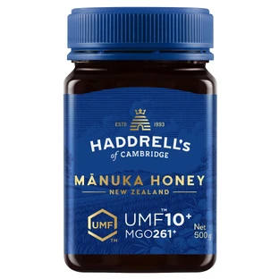 Haddrell's, miel de Manuka UMF 10+ MGO 261+, 500 g