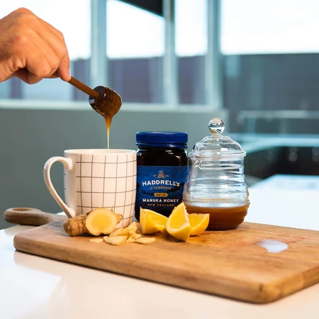 Haddrell's, miel de Manuka UMF 10+ MGO 261+, 500 g
