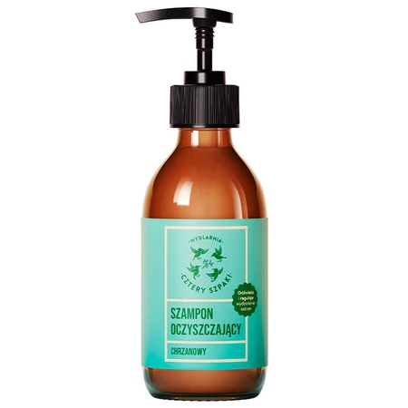 Cztery Szpaki, vloeibare reinigende shampoo, mierikswortel, 300 ml