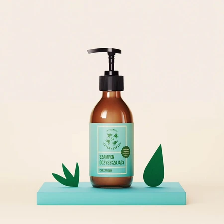 Cztery Szpaki, vloeibare reinigende shampoo, mierikswortel, 300 ml