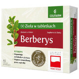 Herbes en comprimés Berberis, 60 comprimés pelliculés