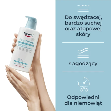 Eucerin AtopiControl, lotion corporelle apaisante, 400 ml