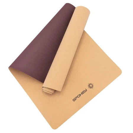 Spokey Savasana, cork mat, anti-slip, pink, 1 piece