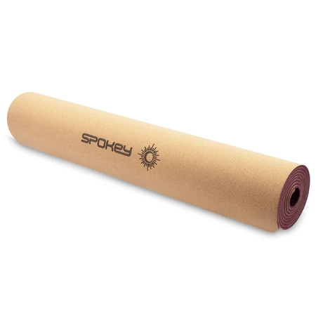 Spokey Savasana, cork mat, anti-slip, pink, 1 piece
