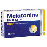 Melatonina Biofarm, 5 mg, 90 comprimidos