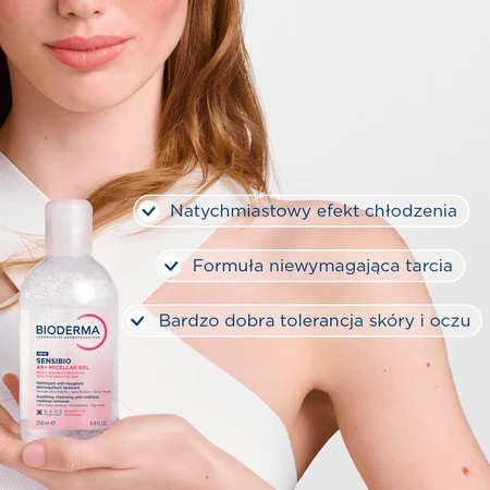 Bioderma Sensibio AR+, gel micellaire nettoyant, 250 ml