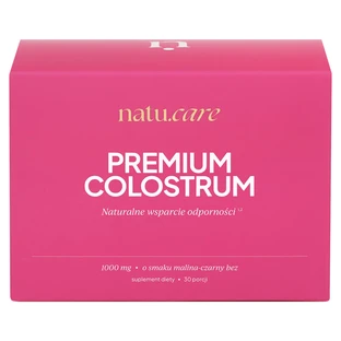 Natu.Care Premium Colostrum, goût framboise-sureau noir, 30 sachets