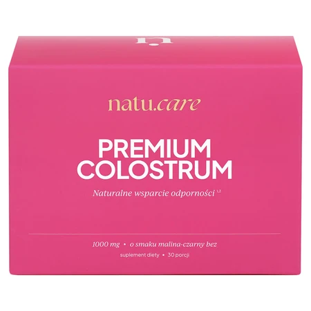 Natu.Care Premium Colostrum, goût framboise-sureau noir, 30 sachets