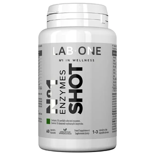 Lab One No1 Enzymes Shot, 60 cápsulas